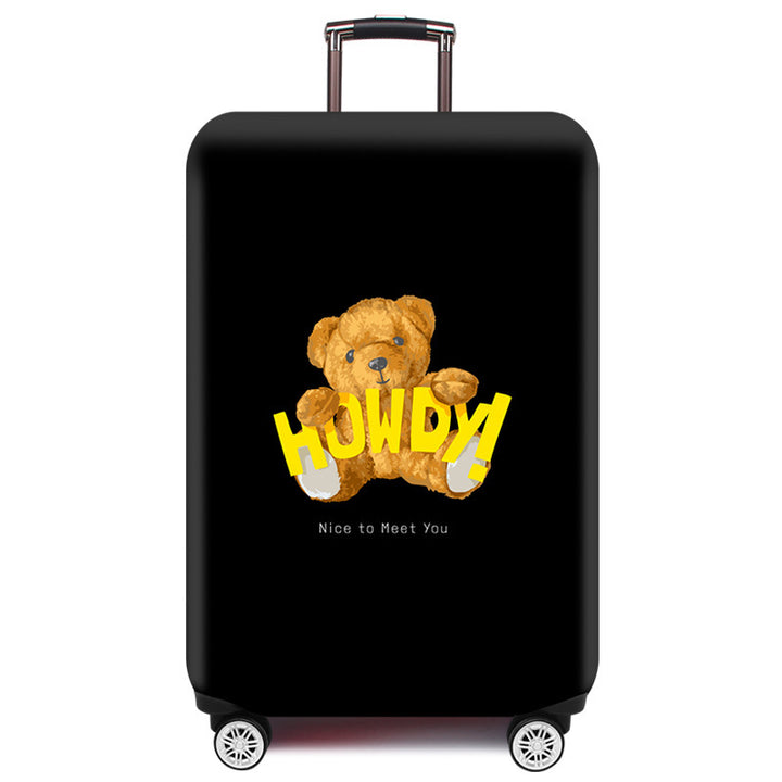Cartoon Bear Design Hard Shell Luggage Bowlift