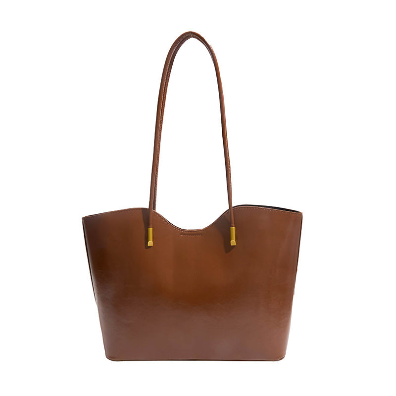WoElegant Faux Leather Tote Bag Bowlift