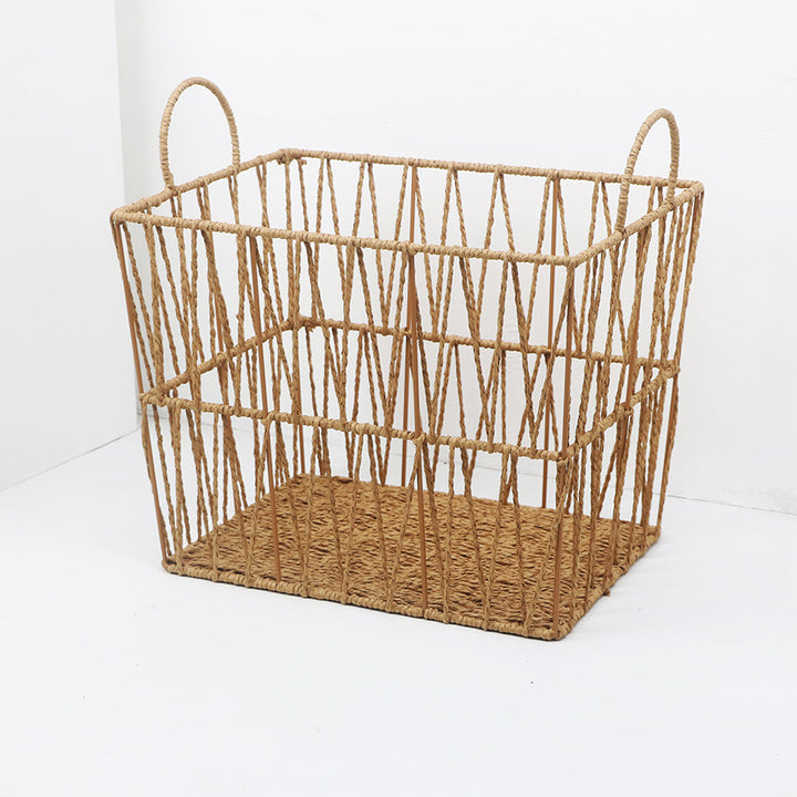 Handcrafted Rope Woven Storage Basket Bowlift