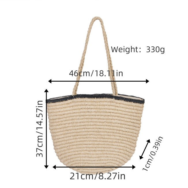 Beach and shopping bag with robust fabric Bowlift
