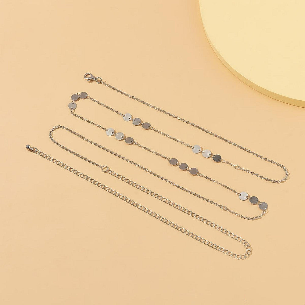Delicate Beaded Chain Necklace Bowlift