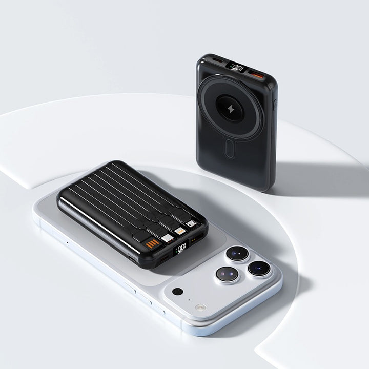 Portable power bank with magnetic function Bowlift