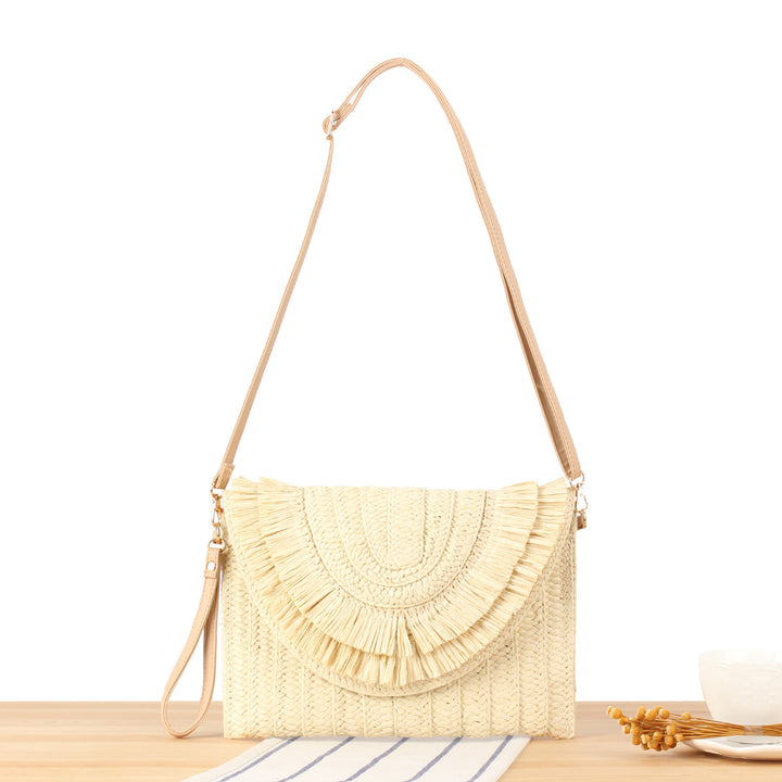 Fringe-Decorated Design Handbag Bowlift