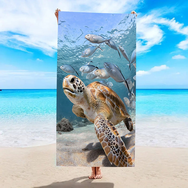 Nautical-Themed Beach Towel Bowlift