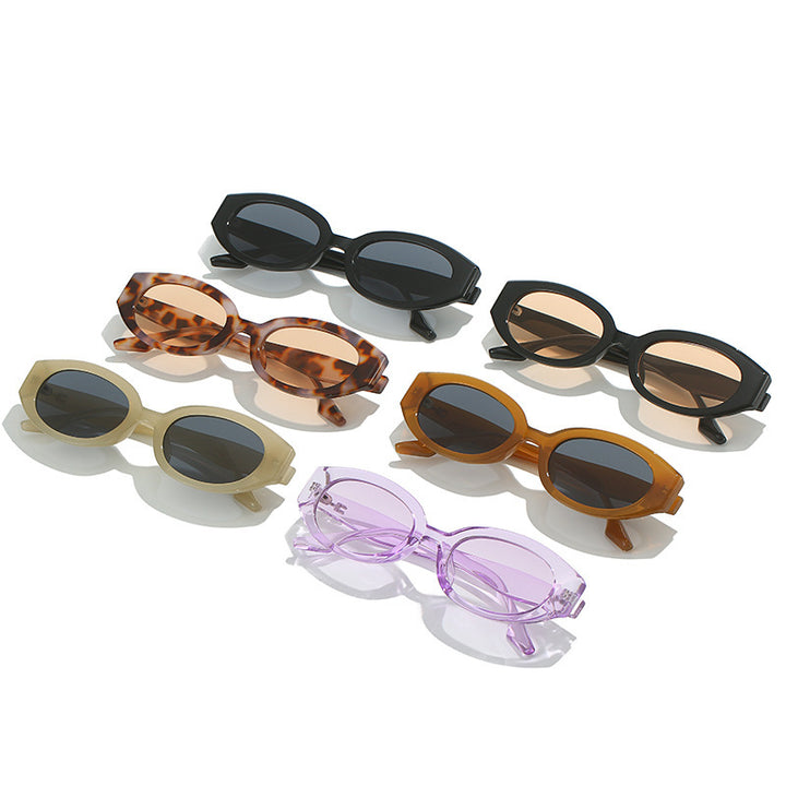 Fashion-Forward Statement Oval Sunglasses Bowlift