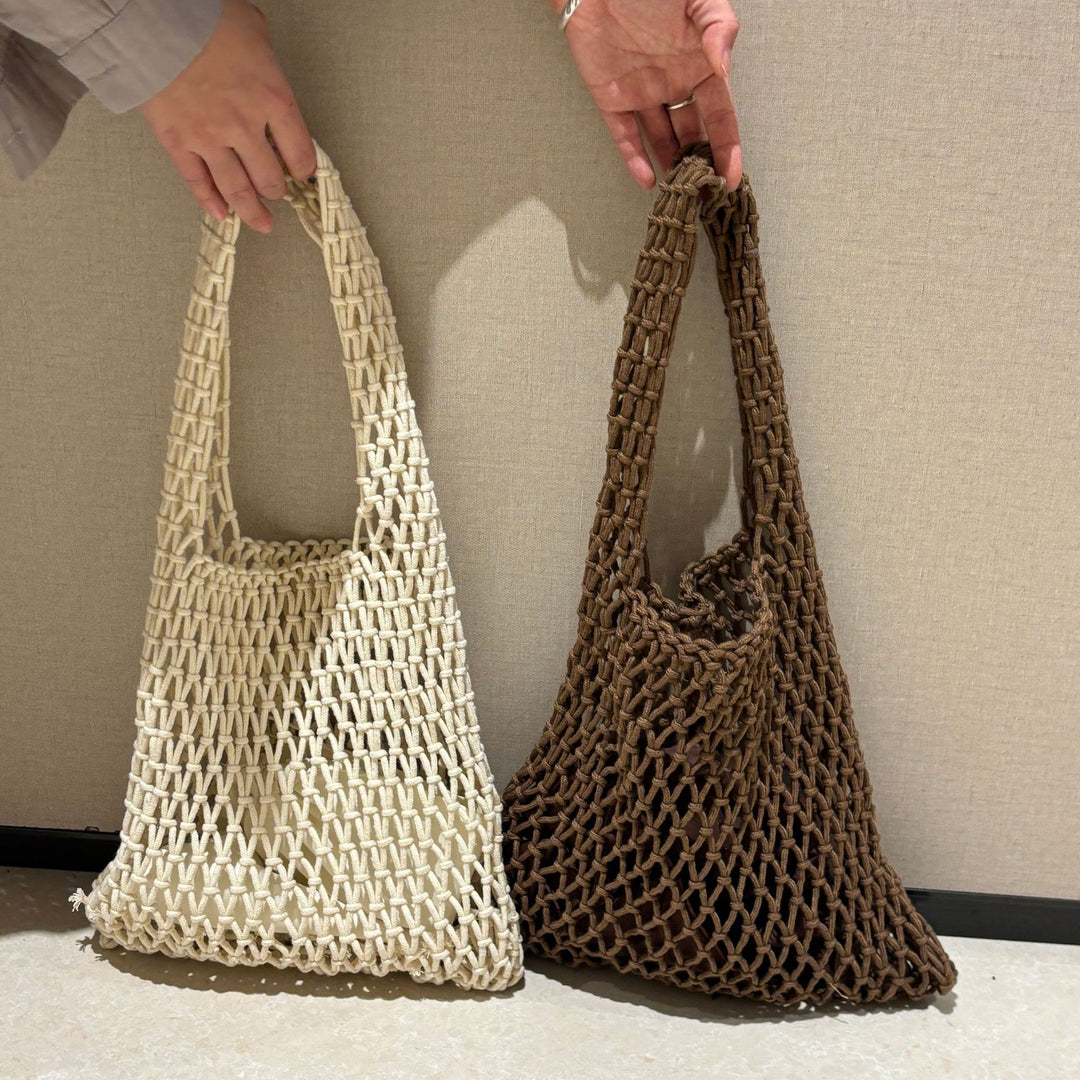 Handcrafted mesh tote bag Bowlift
