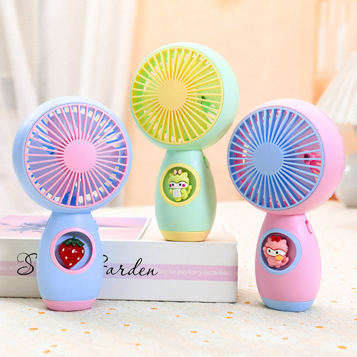 Handheld fan with animal design Bowlift