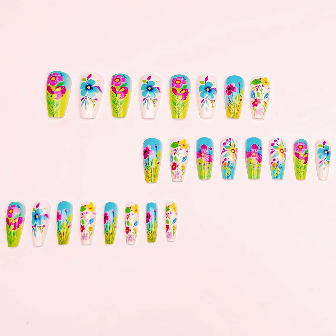 Creative Flower Nail Design Bowlift