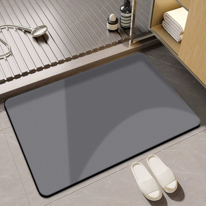 Elegant Marble-Inspired Bath Mat