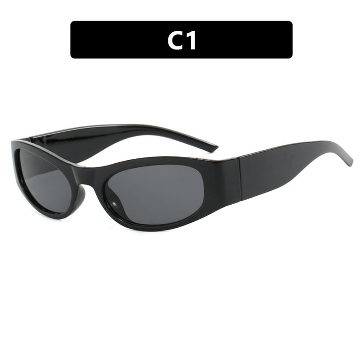 Women's sporty sunglasses with a wide frame and UV protection Bowlift