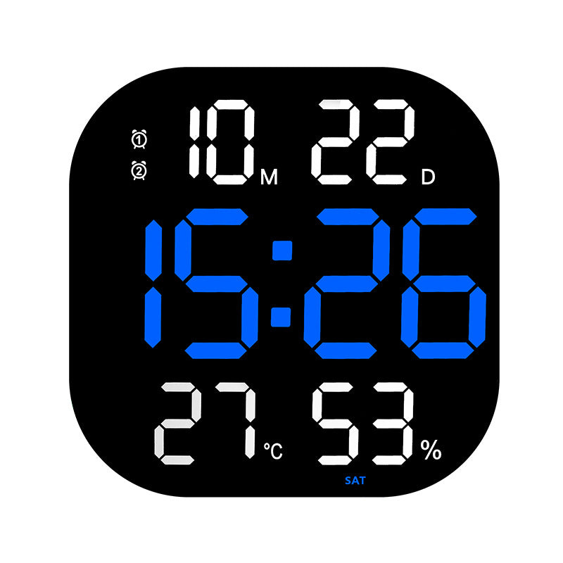 Digital Alarm Clock with Thermometer and Hygrometer Bowlift