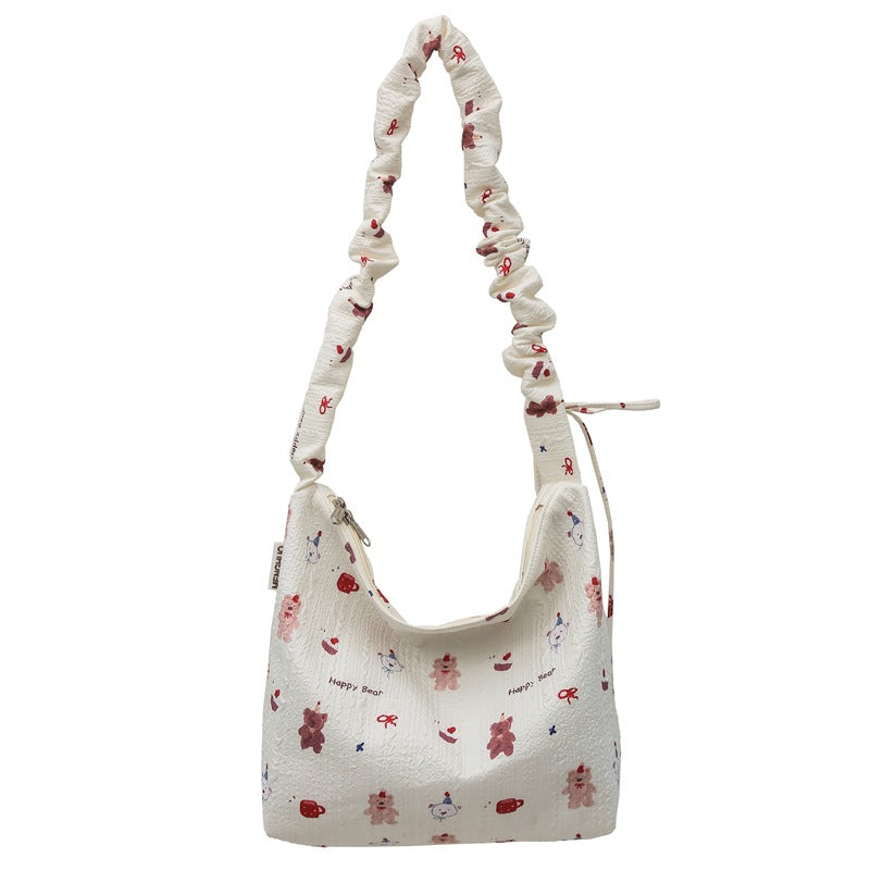 Playful Character-Themed Hobo Bag Bowlift
