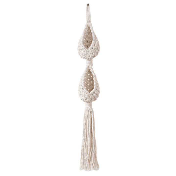 Macramé Plant Holder with Decorative Hanging Design Bowlift