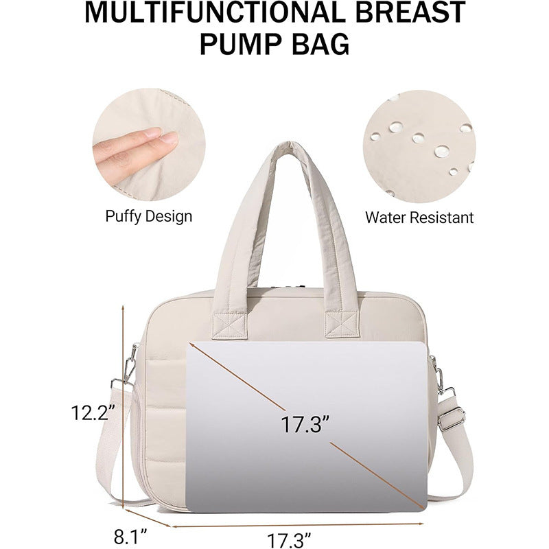 Practical diaper bag with insulation function and accessories Bowlift