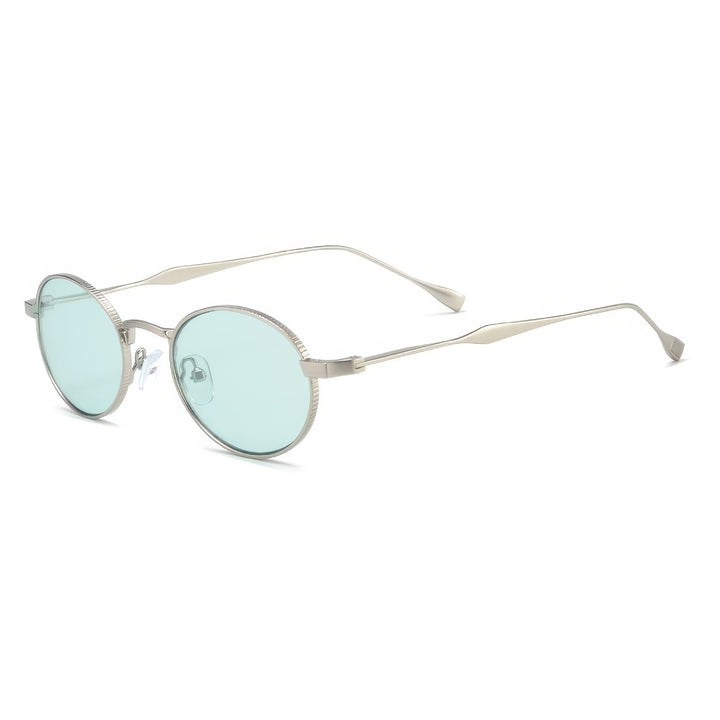 Women's fashionable sunglasses with high-quality metal frame and round lenses Bowlift