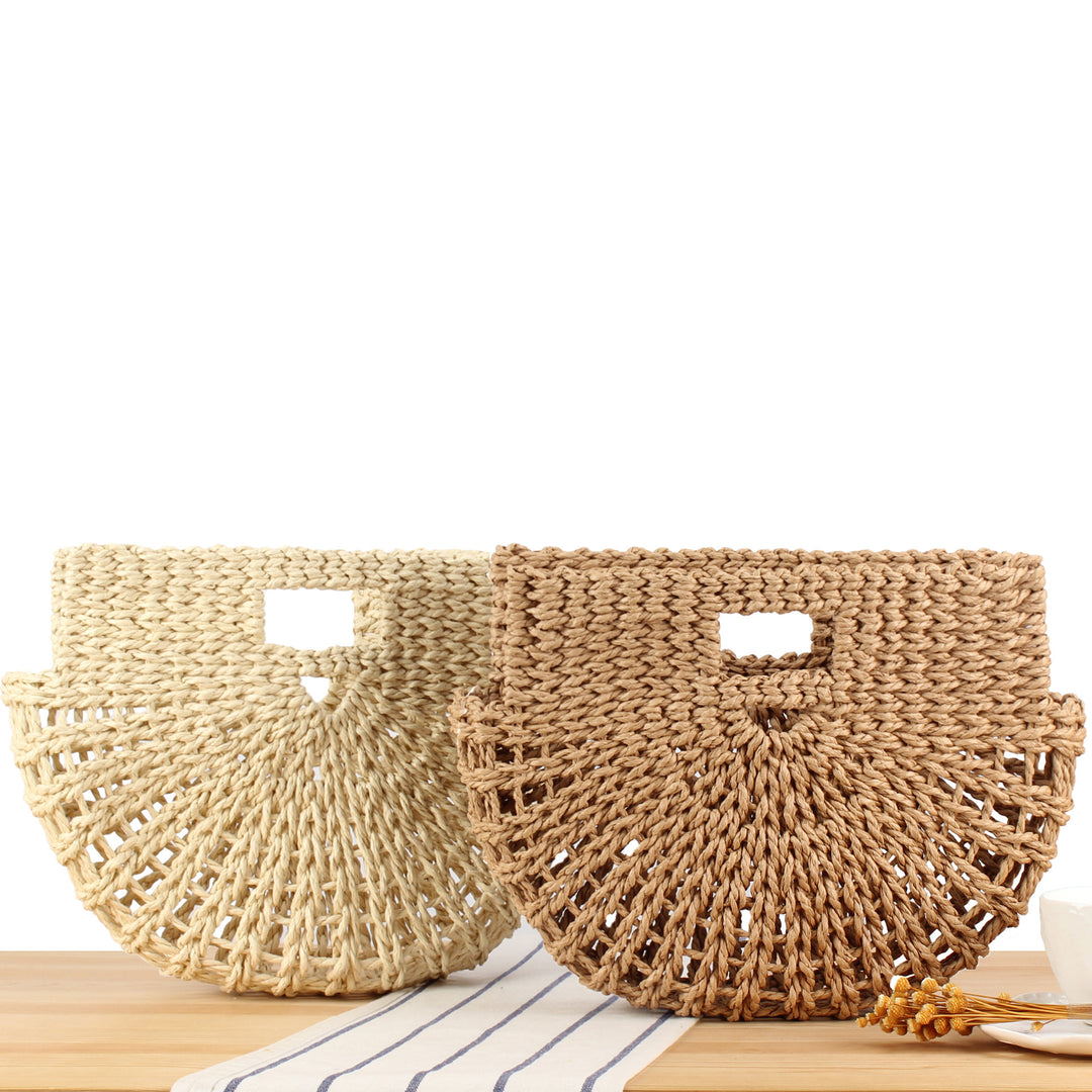 Handmade basket bag with unique design Bowlift