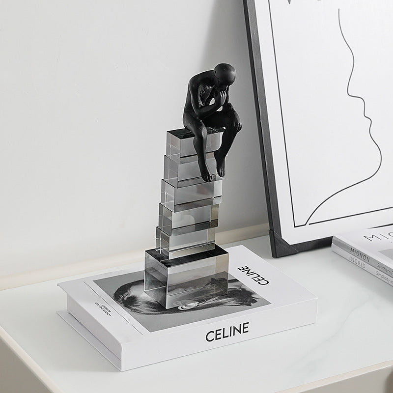 Contemporary Reflective Abstract Sculpture