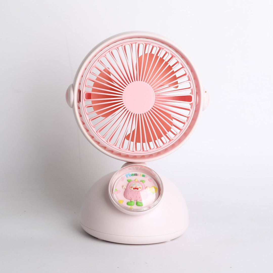 Unisex Portable Mini Fan with Creative Design and Music Box Function Bowlift