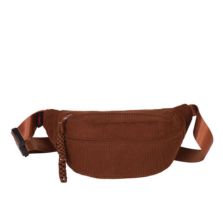WoTrendy Corduroy Crossbody Bag Bowlift