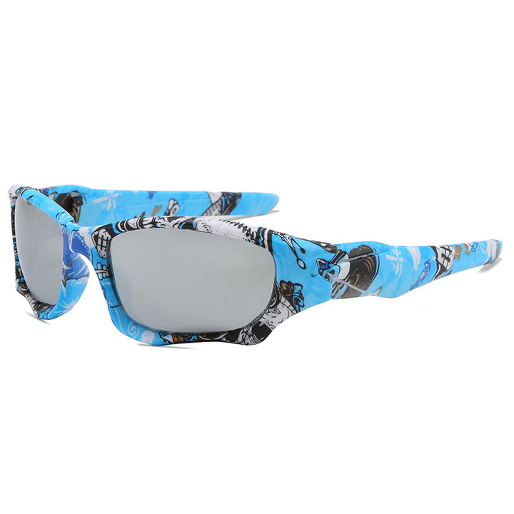 Performance Wraparound Polarized Sunglasses with UV Protection Bowlift