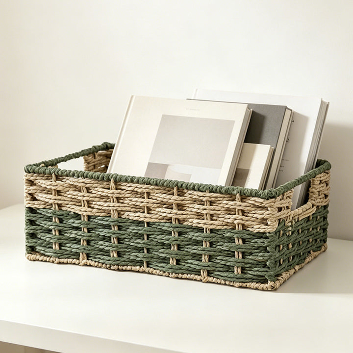 Handcrafted storage basket made of natural material Bowlift