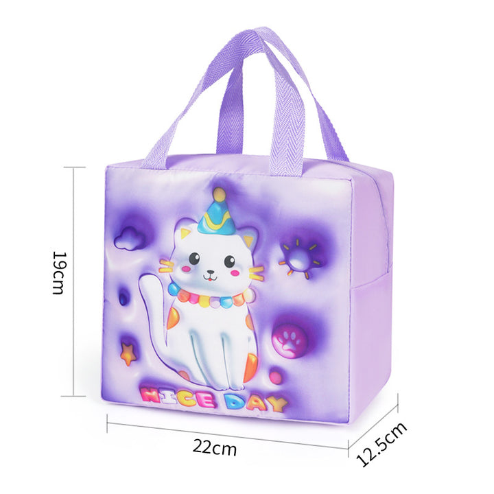 Cooler bag with playful cat design Bowlift
