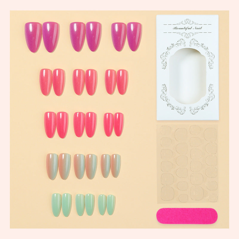 Artistic Long-Lasting Press-On Nail Collection Bowlift