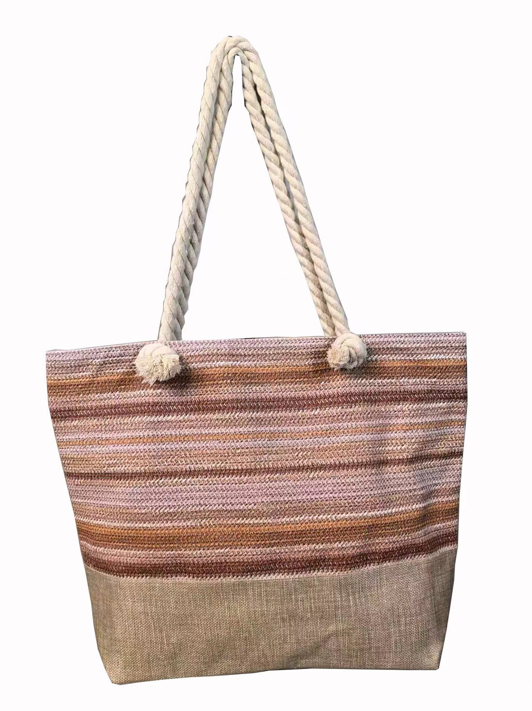 Large beach bag with braided handles Bowlift