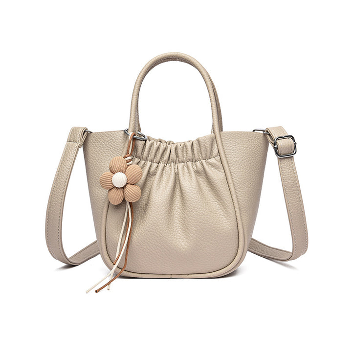 Chic Faux Leather Handbag Bowlift