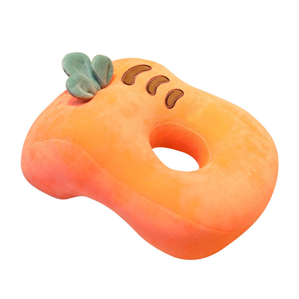 Plush neck support pillow in carrot shape Bowlift