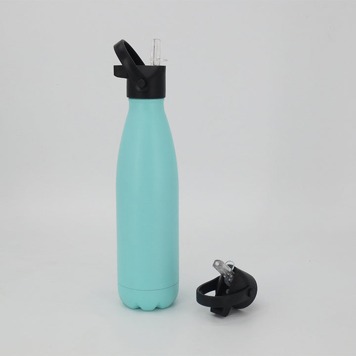 Women's stainless steel insulated bottle with leak-proof lid Bowlift