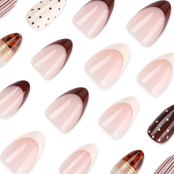 Elegant Stiletto Nails with Creative Glittering Design Bowlift