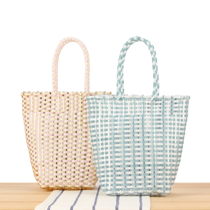 Basket bag with fashionable mesh design Bowlift