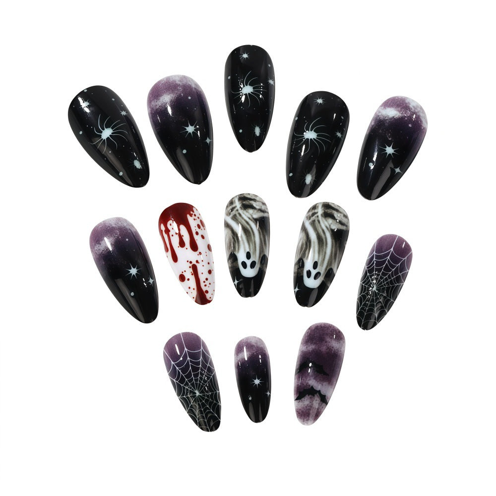 Artificial artificial nails with Halloween motifs Bowlift