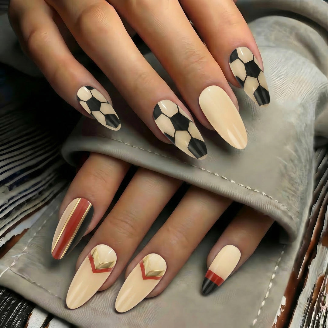 Creative Football Nail Art Bowlift