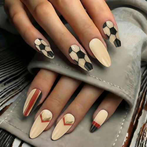 Creative Football Nail Art Bowlift