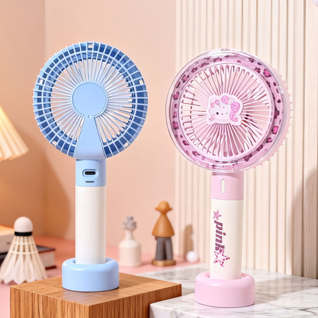 Women Portable Hand Fan with Cooling Function Bowlift