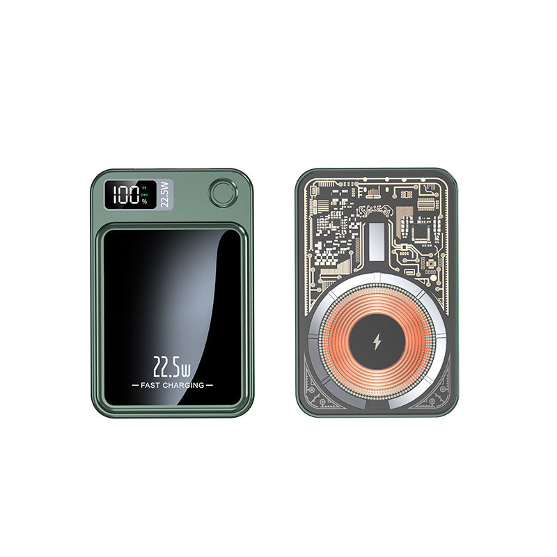 Portable power bank with innovative charging display Bowlift