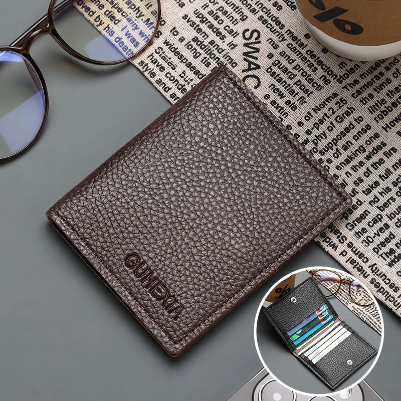 RFID-Blocking Leather Card Holder Bowlift
