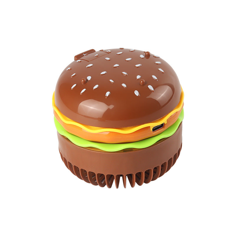 Women creative mini fan in hamburger style Bowlift
