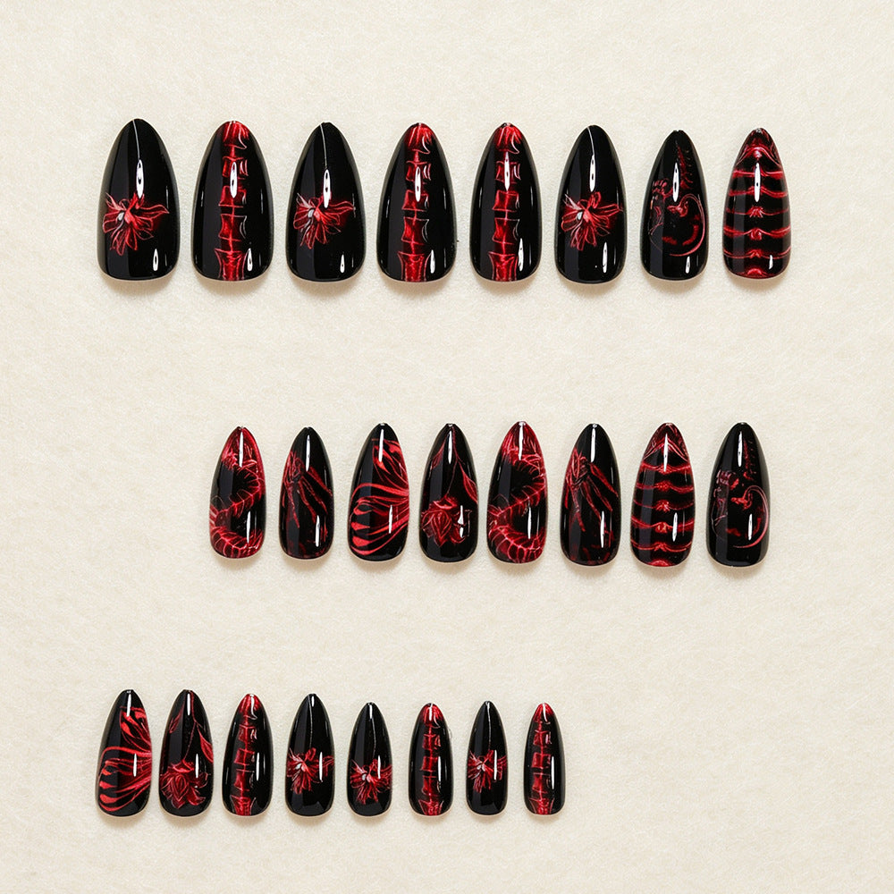 Gothic-Inspired Nail Art Tips Bowlift