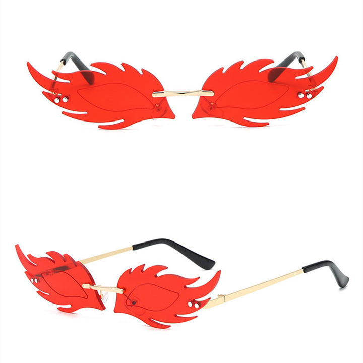 Fashion Statement Leaf Design Sunglasses Bowlift