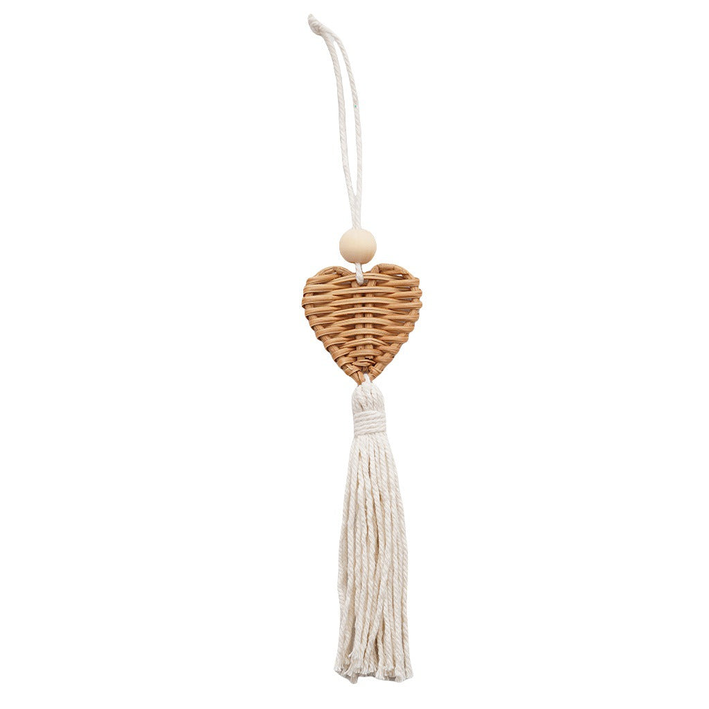 Boho Chic Woven Heart Wall Hanging Bowlift