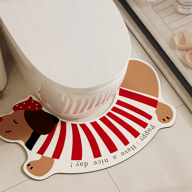 Creative Bathroom Mat Bowlift