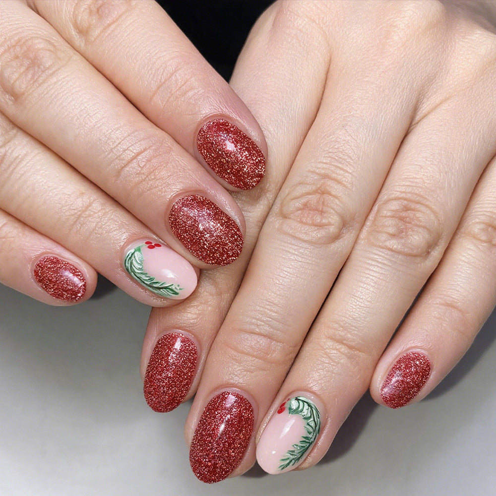 Festive Glitter Gel Nail Art Set Bowlift