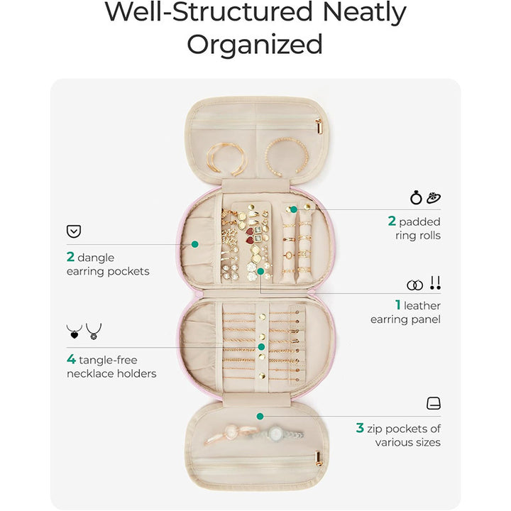 Elegant Jewelry Organizer with Modular Design Bowlift