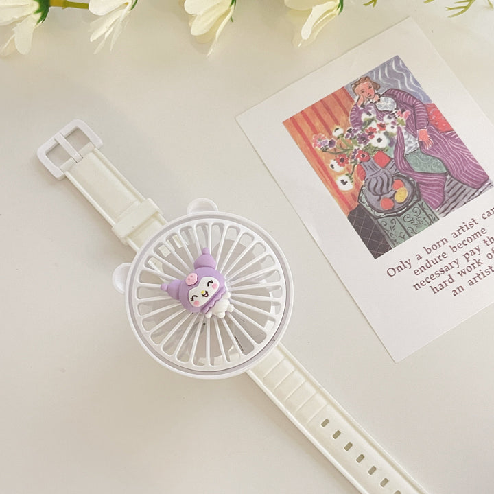 Ladies portable fan with cute design Bowlift