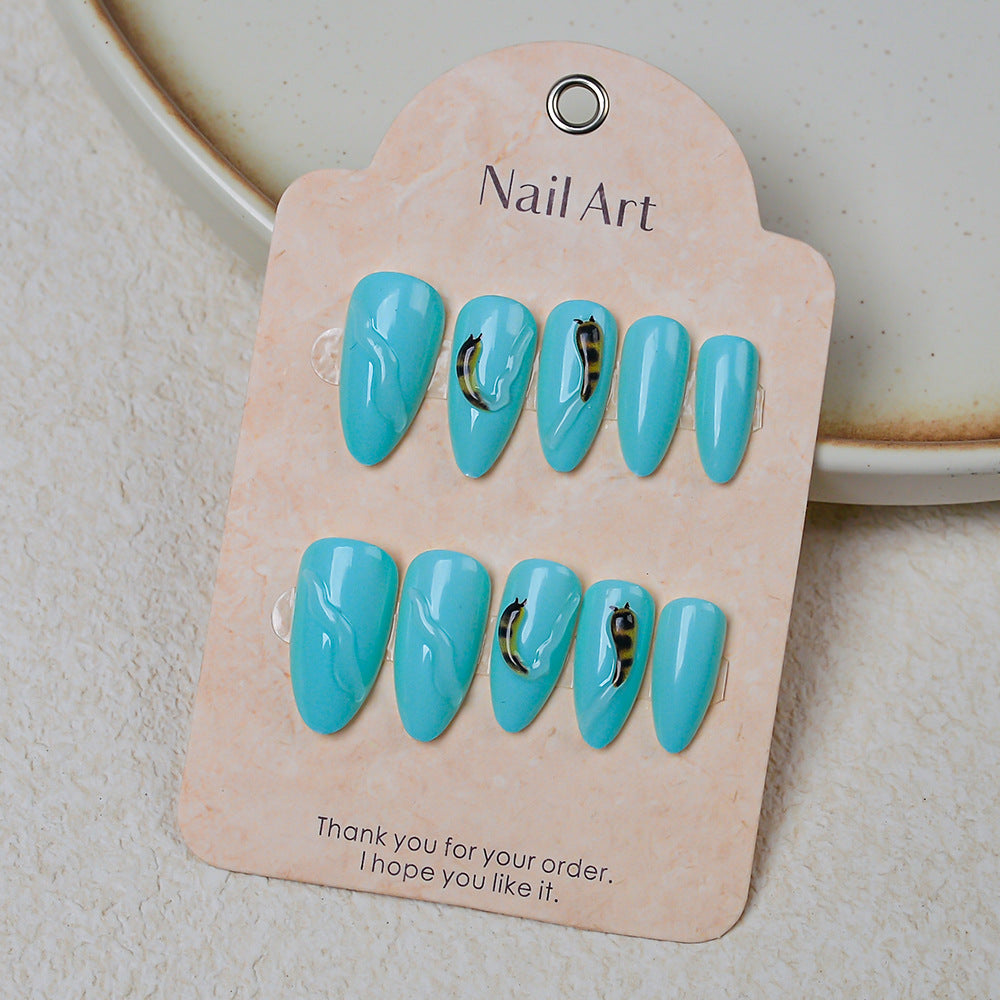 Stylish Decorative Press-On Nail Set Bowlift