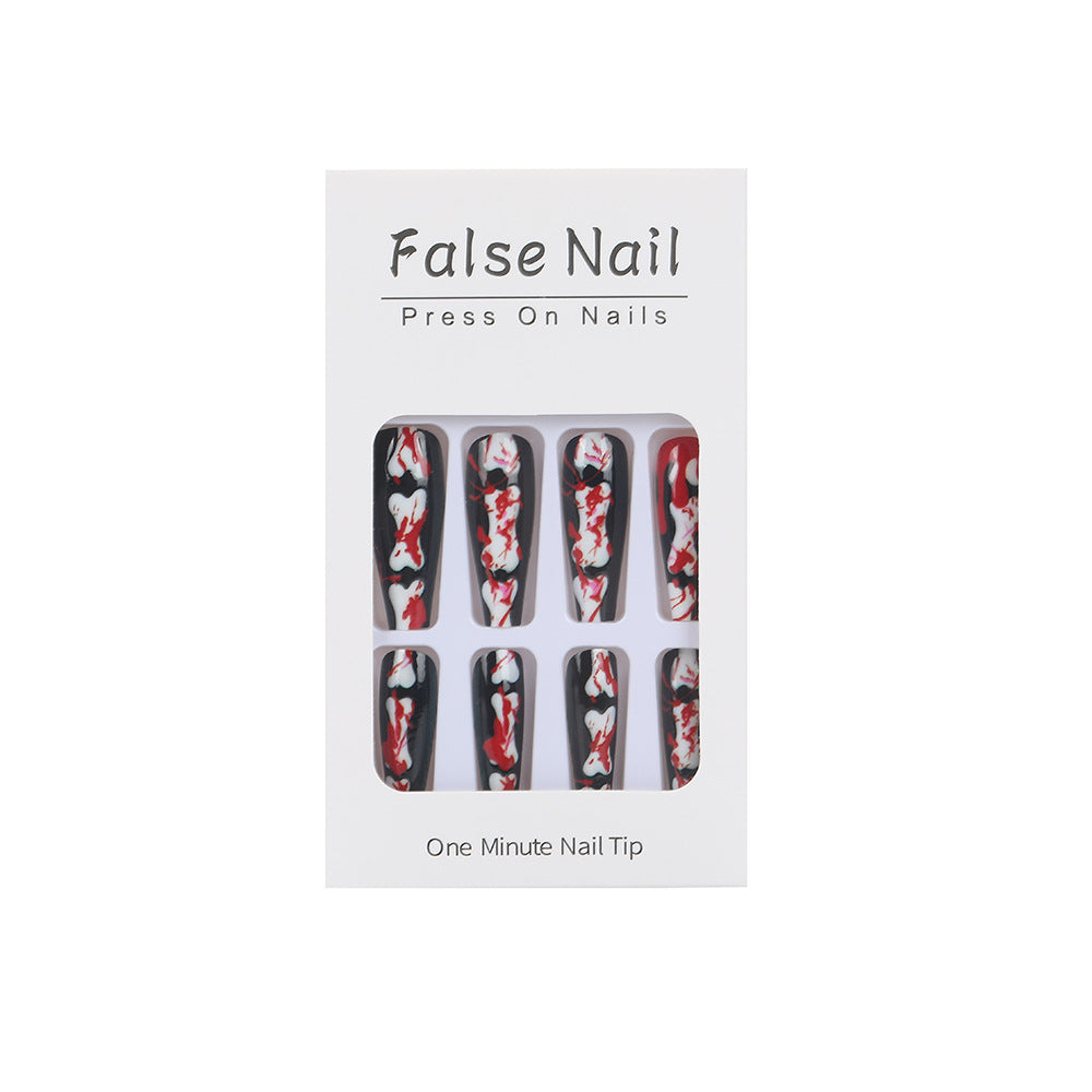 Creative art nails with exciting splatter pattern Bowlift