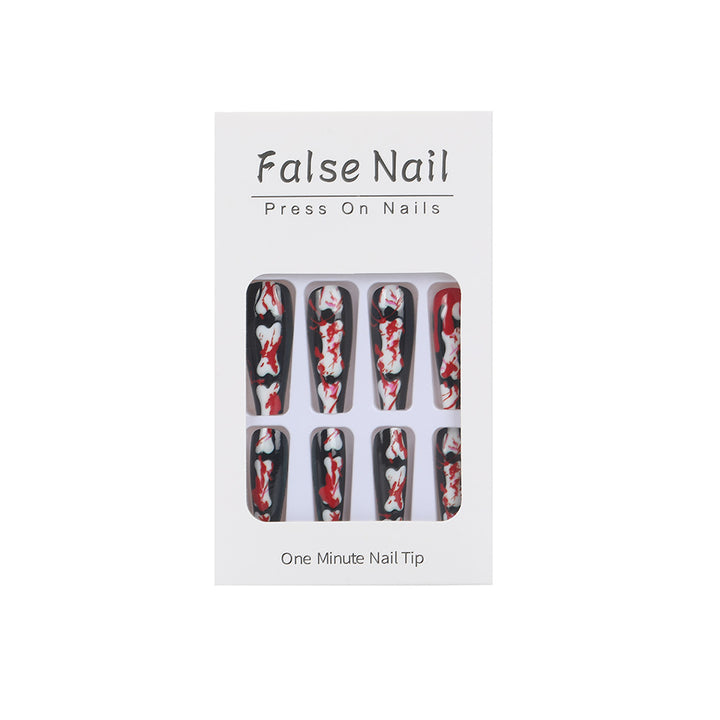 Creative art nails with exciting splatter pattern Bowlift